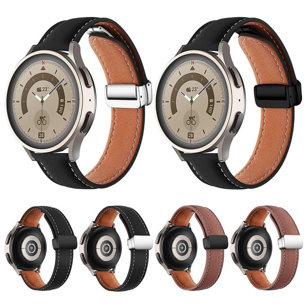 Brun Sort Brun Sort Foldespænde Rem 22mm