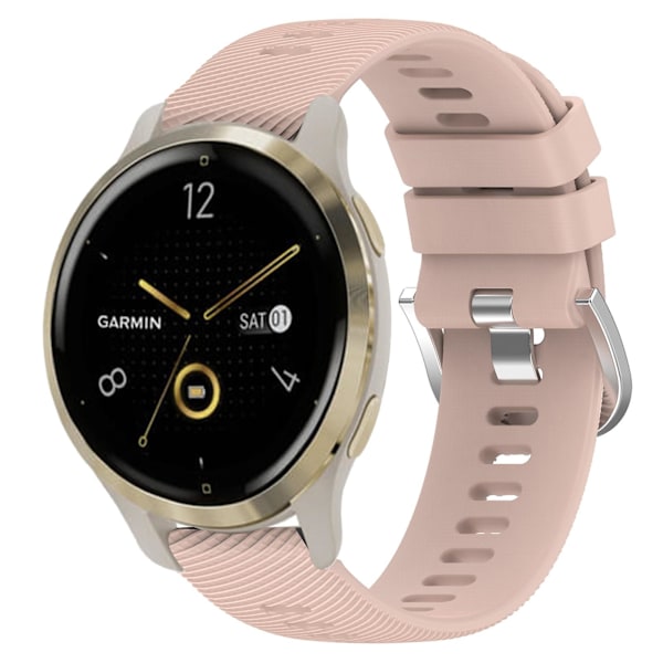 Solid Farge Silikon Klokkereim kompatibel med Garmin Venu 2s