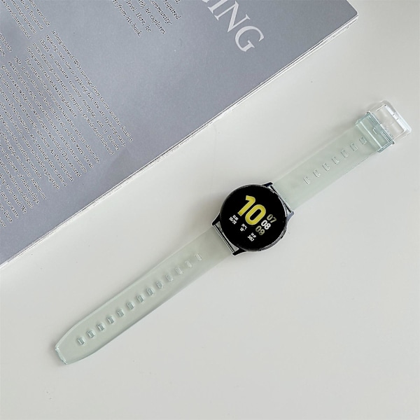 Green Green kompatibel med Samsung Galaxy Watch Active 2 Farveskift i sollys rem