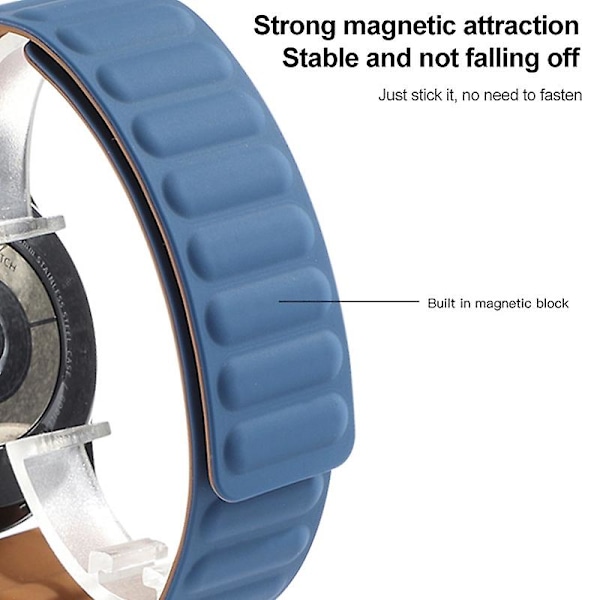 Harmaa harmaa silikoninen magneettiranneke, yhteensopiva Huawei Watch Gt 3 46mm:n kanssa