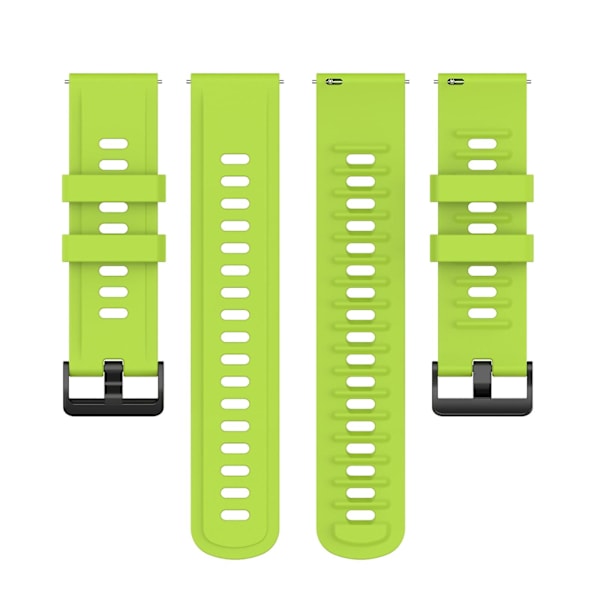 Lime Vihreä Silikoniranneke yhteensopiva Xiaomi Watch S1 Active / Watch Color 2 kanssa yhteensopiva Xiaomi Watch S1 Active / Watch Color 2 kanssa