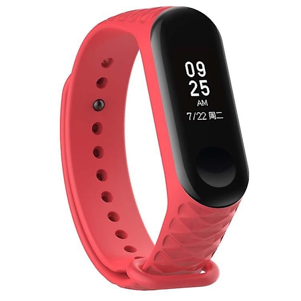 Punainen Punainen yhteensopiva Xiaomi 3 / 4 -rannekkeen kanssa