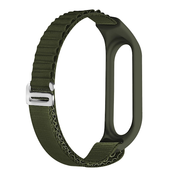 Grønn Nylon Loop Klokkereim kompatibel med Xiaomi Mi Band 3 / 4 / 5 / 6 / 7