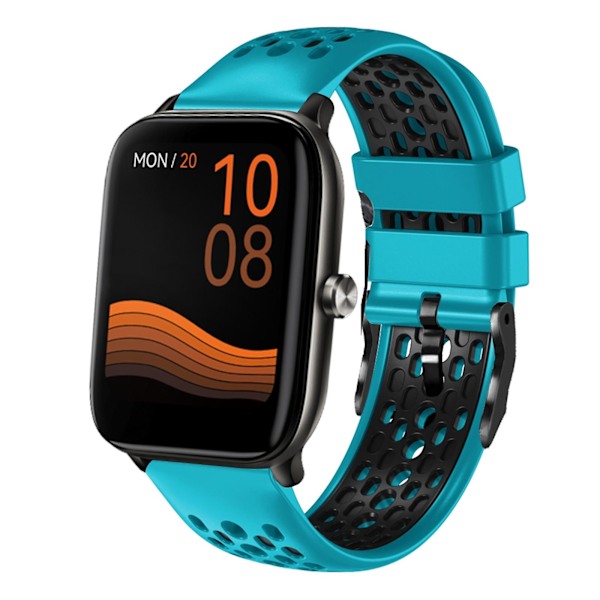 Andningsbart silikonarmband kompatibelt med Xiaomi Haylou Gst Ls09b