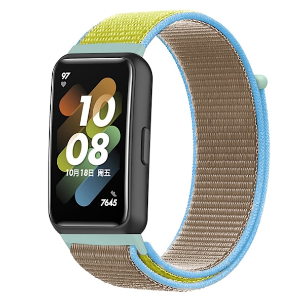 Camel Camel Nylon Loop -ranneke soljella, yhteensopiva Huawei Band 7:n kanssa