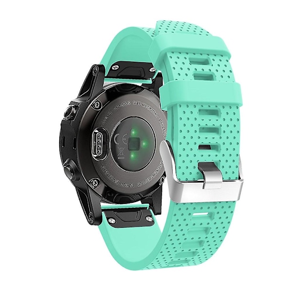 Duck Duck kompatibel med Garmin Fenix 5S silikone urrem (Hvid) kompatibel med Garmin Fenix 5S