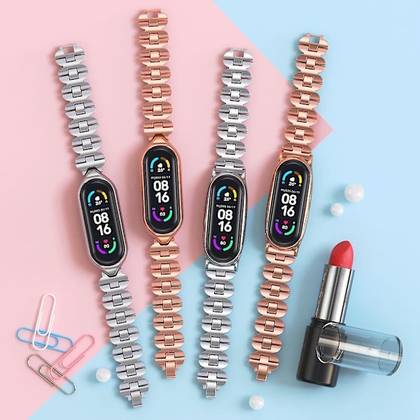 Metallarmband kompatibelt med Xiaomi Mi Band 5 / 6