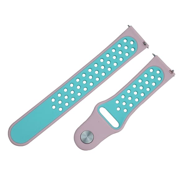 Kompatibel med Fitbit Versa 3 tofarvet silikone urrem