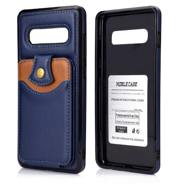 Etui til iPhone iPhone 13pro blå lommebok med kortholder