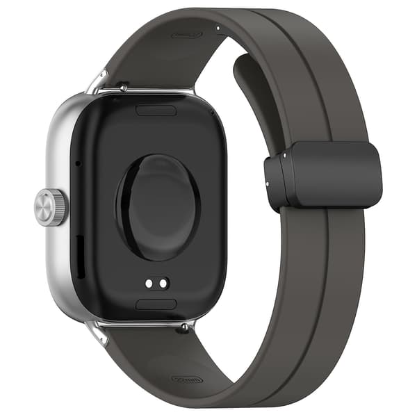 Mørkegrå Mørkegrå Magnetisk Spenne Silikonrem kompatibel med Redmi Watch 4