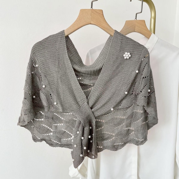 Dame falsk krage Avtakbar halv Sommer Nakke Beskyttelse Kni Mocha color