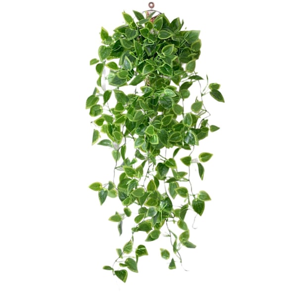 1 Bukett Kunstig Plante Ser Ut Som 5 Greners Simulering Grønn Scindapsus Cirrus Plante Hjemmeinnredning B