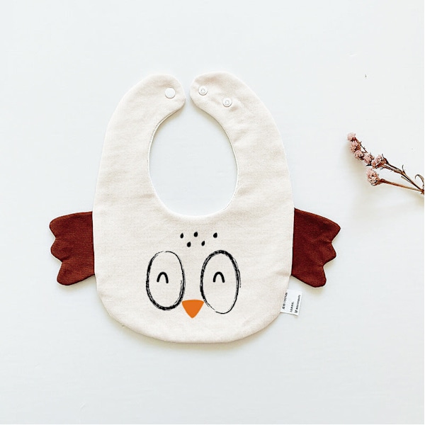 Naisten tekoviulus irrotettava puoli-bib puuvillainen essu Waterp Bird Rice