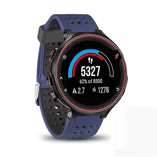 Blå Sort Blå Sort kompatibel med Garmin kompatibel med erunner 235 Tofarvet Urrem