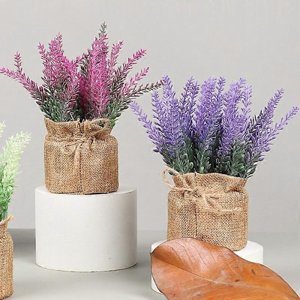 Kunstig Plante Iøjnefaldende Rebpose Frisk Holdbar Smuk Blomsterdekoration Kunstig Blomst til Hjemmet Red Lotus