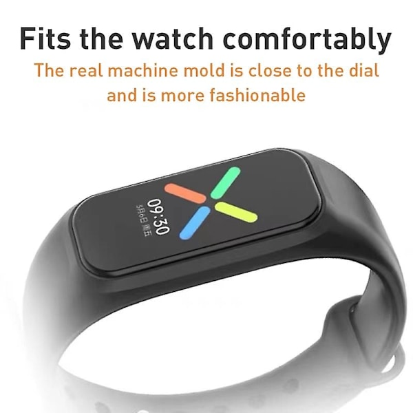 Vit Svettresistent Enfärgad Klockarmband kompatibelt med Oppo Band Vitality Edition