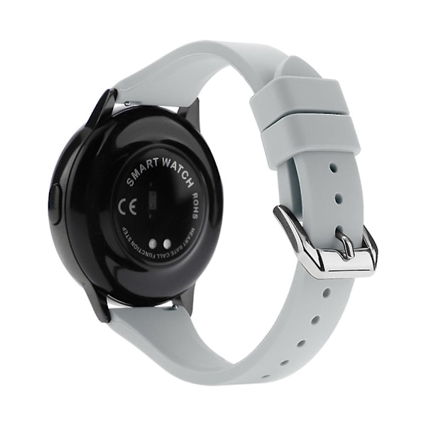 Molnigt Grå Molnigt Grå Silikon Armbandsur 22mm