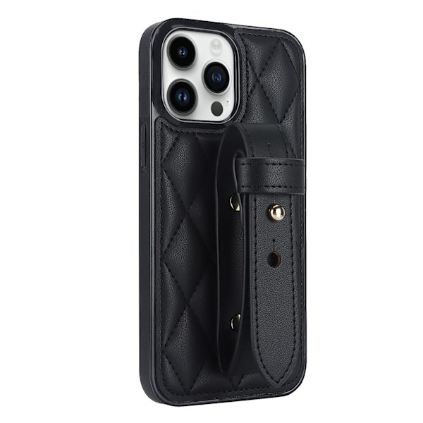 Etui til iPhone 15 Plus sort Hot selling ins diamant håndled