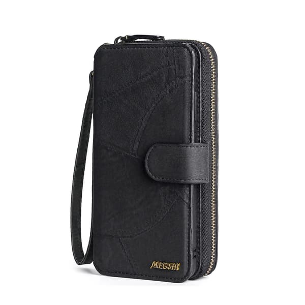 Etui til iPhone 14PRO sort Flip Wallet med kortholder
