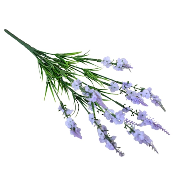 1kpl Keinotekoinen Laventeli Kukka Puutarha DIY Juhlat Koti Häät Askartelu Pöytäkoriste Light Purple