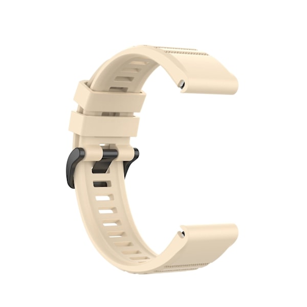 Beige Beige Silikon Hurtigutløserrem kompatibel med Garmin Fenix 7X