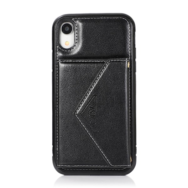 Etui til iPhone iPhone 15 6.1 sort Wallet med kortholder