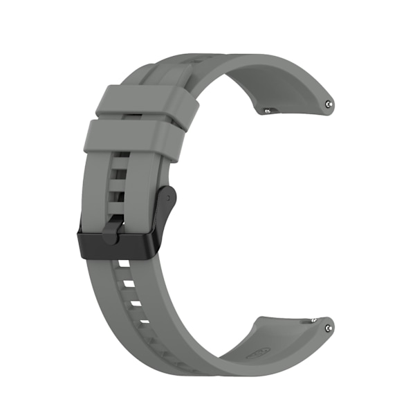 Grå Grå kompatibel med Huawei Watch Gt 2 42mm Urrem med Sort Spænde med Sort Spænde