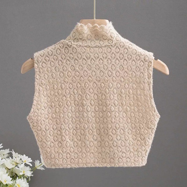 Naisten tekoviulus irrotettava puoli Korealaistyylinen All-Match Lac White-XXL