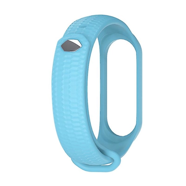 Blå Blå reim kompatibel med Xiaomi Mi Band 3 / 4