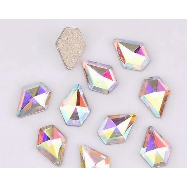 Kristaller Diamantsten Strass Ab Glas Rhinestones För 3d Nails Art QB225