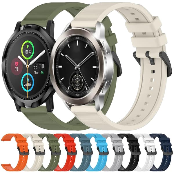 22mm Silikone Urrem kompatibel med Xiaomi Haylou RT2 LS10