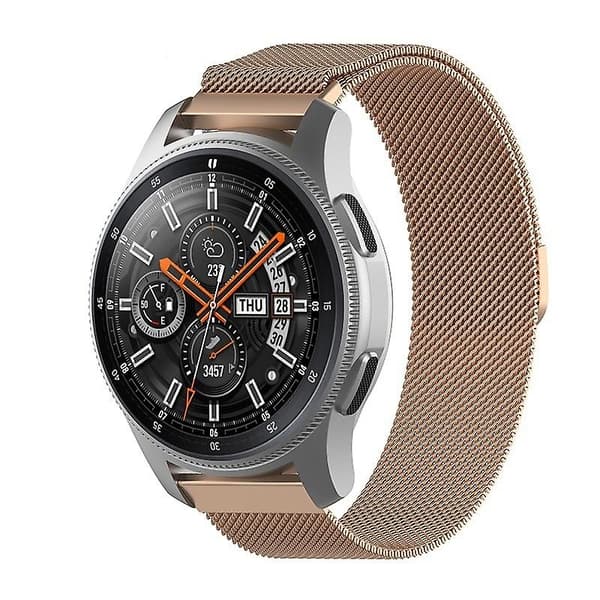 Pink Pink kompatibel med Honor Magic Watch 2/galaxy Active2 18mm Milan rustfrit stål mesh urrem