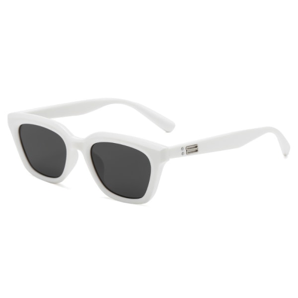 Solglasögon Solglasögon UV-skyddsglasögon Högklassiga Cat's Eye Glasögon med små ramar HEXZER C3 transparent Gray