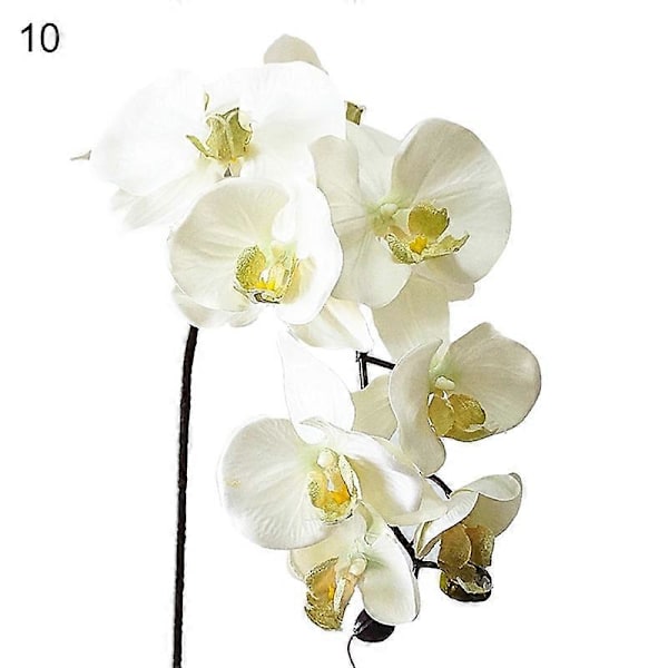 1 stk. Kunstig Blomst Sommerfuglorkidé Livaktig Hage DIY Fest Bryllupsdekor 10