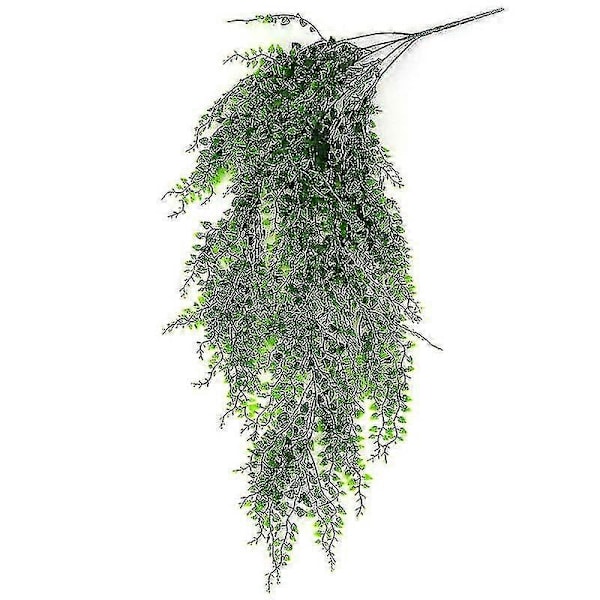 Grön Hängande Växt Konstgjord Växt Chlorophytum Vägg Hem Balkong Dekoration