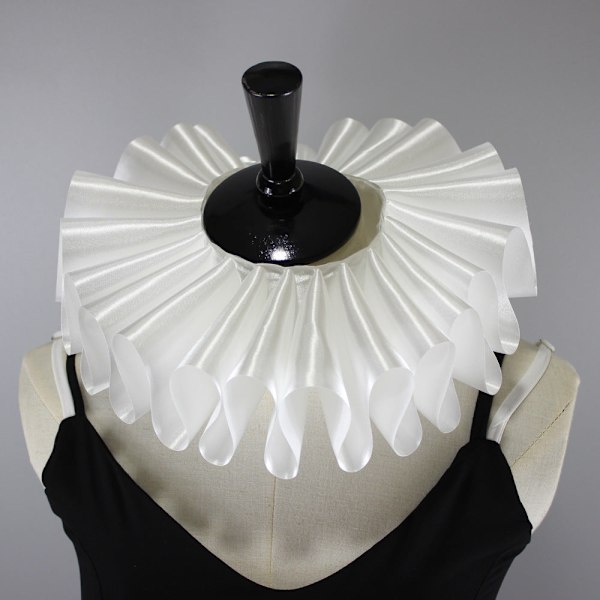 Dame falsk krage Avtakbar halv Ny stil Hmade Ruff Drama New lace style