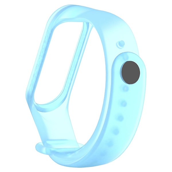 Blått silikonarmband kompatibelt med Xiaomi Mi Band 3 & 4