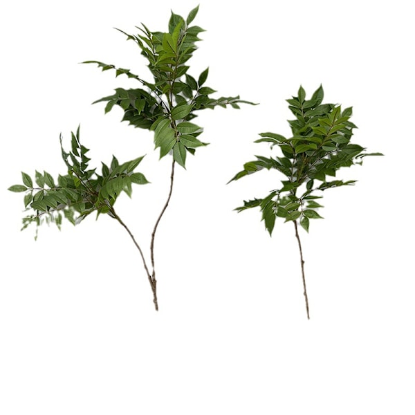 Nordisk Kunstig Grøn Bambusplante i Potte Moderne Boligindretning Stort Falsk Blomsterarrangement Autumn Green