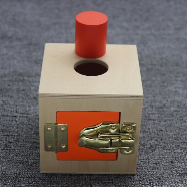 Trä Memory Match Stick Schack roligt pussel brädspel Block lock-Orange