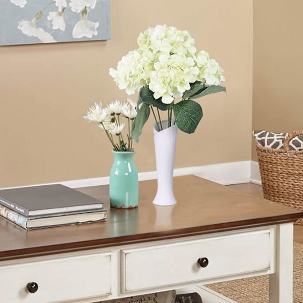 1 Gren Kunstig Silke Blomst Romantisk Realistisk 6-grenet Elegant Kunstig Hortensia Blomstergren