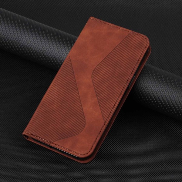 Etui til iPhone 13 mini brun Wallet med kortholder Flip Wallet
