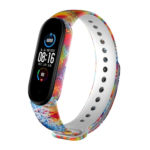 Splash Ink Splash Ink kompatibel med Xiaomi Mi Band 5 Tpuwatchband