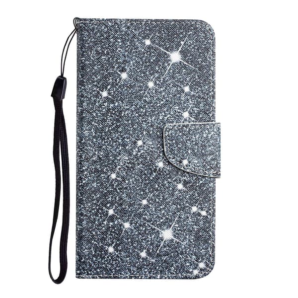 Etui til iPhone 14 Pro, brudeslør-malet print, flip-pung med kortholder