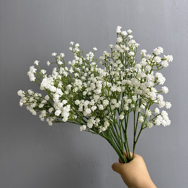 Mjuk Gel Simulation Brudslöja Falska Blommor Bröllop Heminredning blue