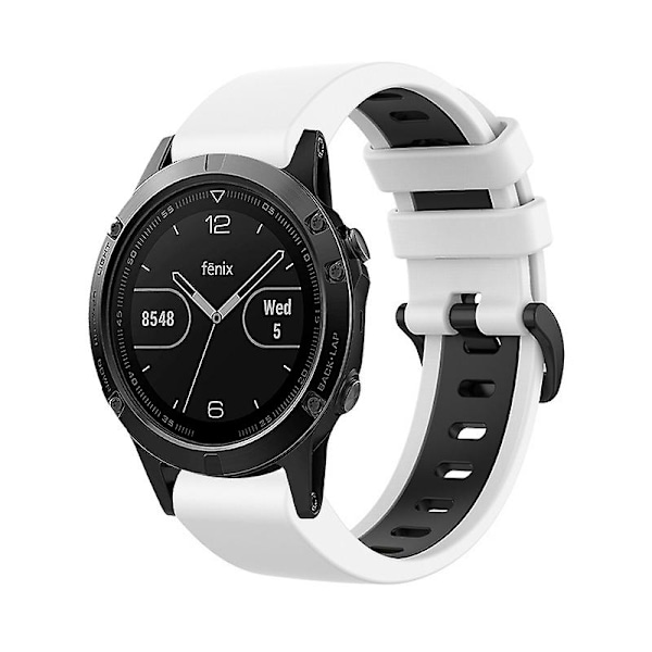 Silikone Urrem kompatibel med Garmin Fenix 5