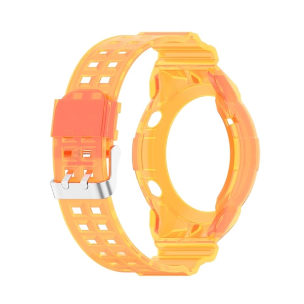 Oransje Oransje kompatibel med Huawei Watch Gt 2 46mm Silikon Integrert Klokkereim