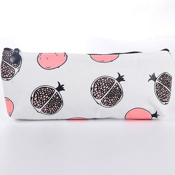 Enkelt Sweet Strawberry/granatäpple Canvas Case Half of Pomegranate