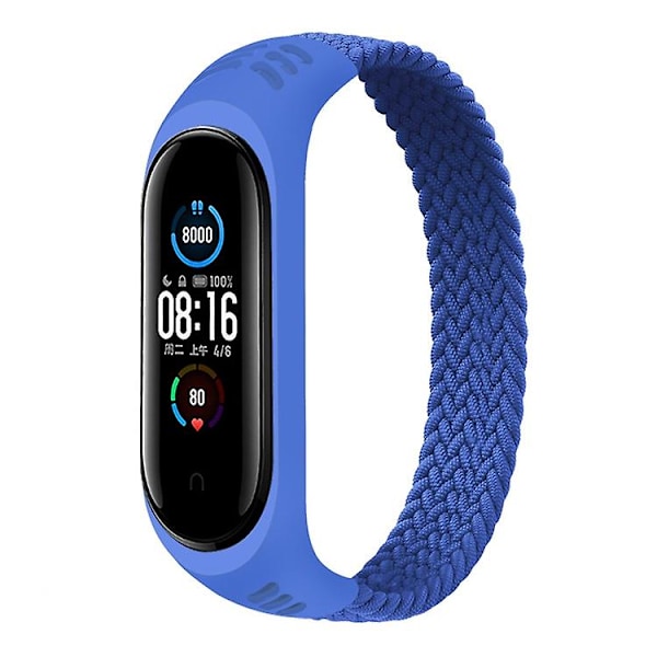 Blå Blå kompatibel med Xiaomi Mi Band Silikone Urrem L 170mm