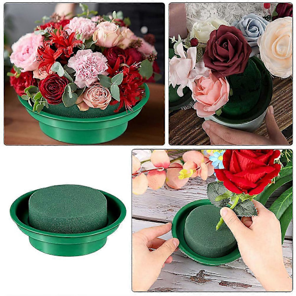 2 stk. Blomsteroppsatsleire Sterk Vannabsorpsjon Blomsterleire DIY Blomsterbaser