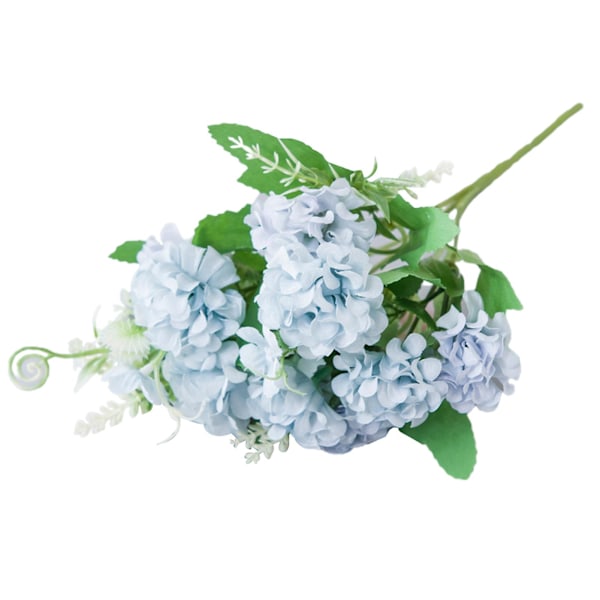 Kunstig Blomst Dekorativ Iøjnefaldende Flerfarvet Let at Vedligeholde Falske Hortensia Bryllupstilbehør